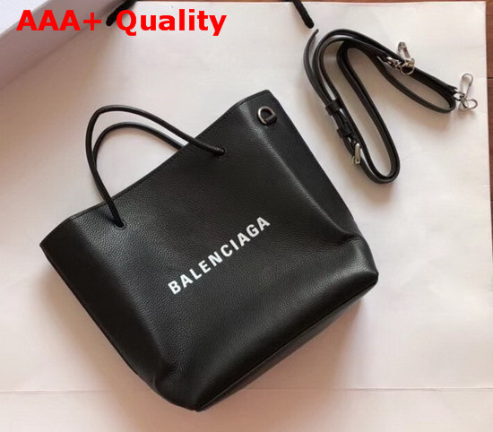 Balenciaga Shopping Tote XXS Black Grained Calfskin Replica