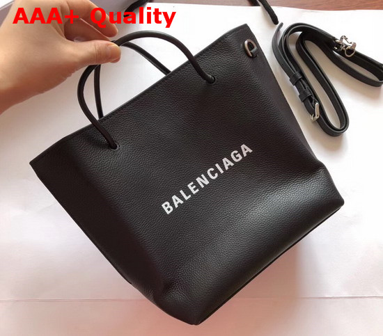 Balenciaga Shopping Tote XXS Black Grained Calfskin Replica