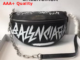 Balenciaga Souvenir Bag XS Graffiti Black Replica