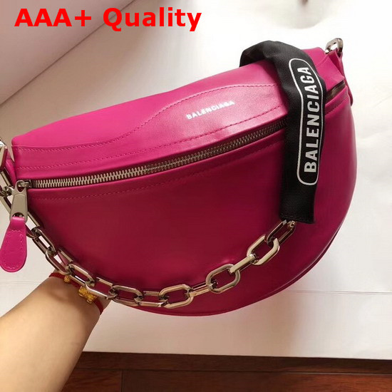 Balenciaga Souvenir Bag XS Rose Magenta Soft Lambskin Replica