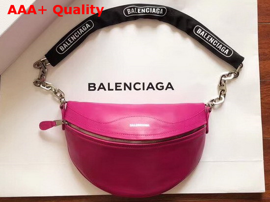 Balenciaga Souvenir Bag XS Rose Magenta Soft Lambskin Replica