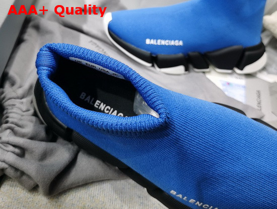 Balenciaga Speed 20 Sneaker in Blue Knit Replica