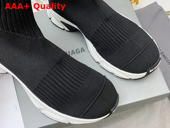 Balenciaga Speed 30 Sneaker in Black Recycled Knit Replica