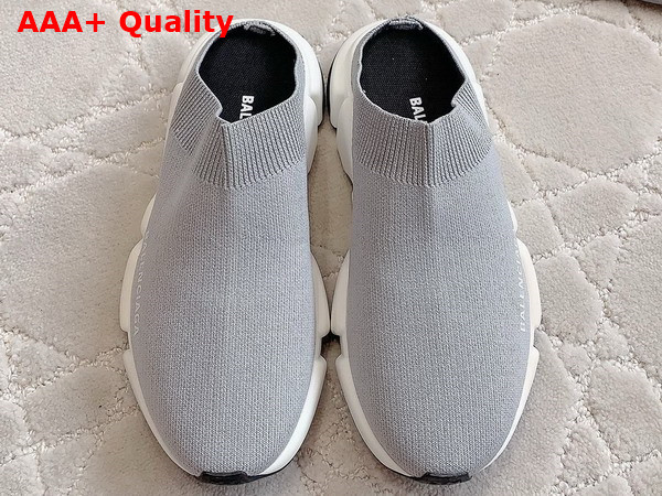 Balenciaga Speed Mule in Grey Recycled Knit Replica