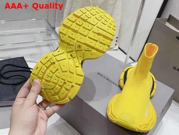 Balenciaga Speed Recycled Knit Sneaker in Yellow Replica