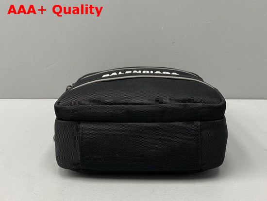 Balenciaga Sport Messenger Bag in Black Recycled Nylon Replica