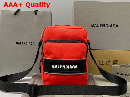 Balenciaga Sport Messenger Bag in Red Recycled Nylon Replica