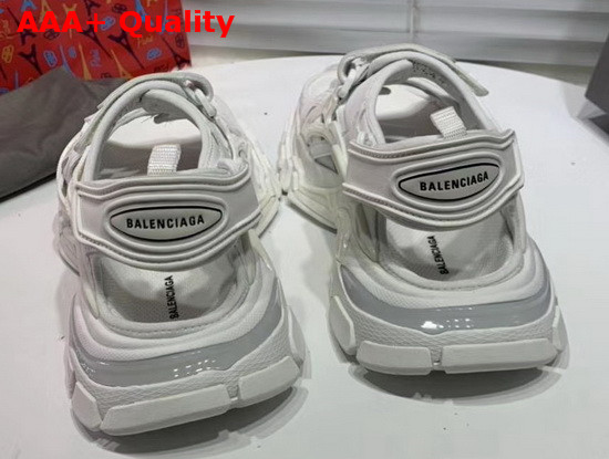 Balenciaga Track Sandal in White Neoprene and Rubber Replica