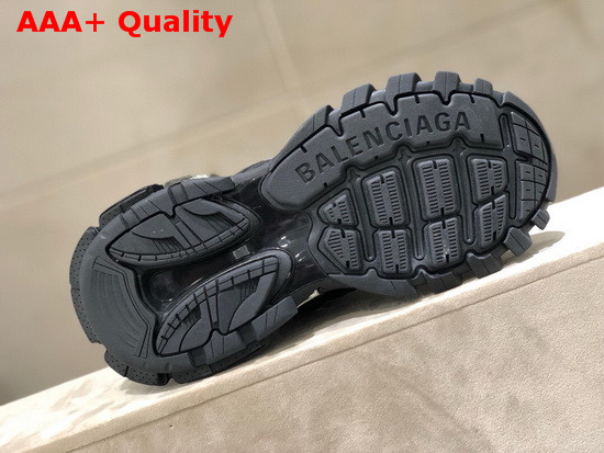 Balenciaga Track2 Sneaker in Black Neoprene and Rubber Replica