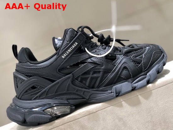 Balenciaga Track2 Sneaker in Black Neoprene and Rubber Replica