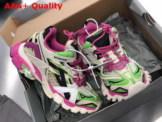 Balenciaga Track2 Sneaker in Multicolor Neoprene and Rubber Replica