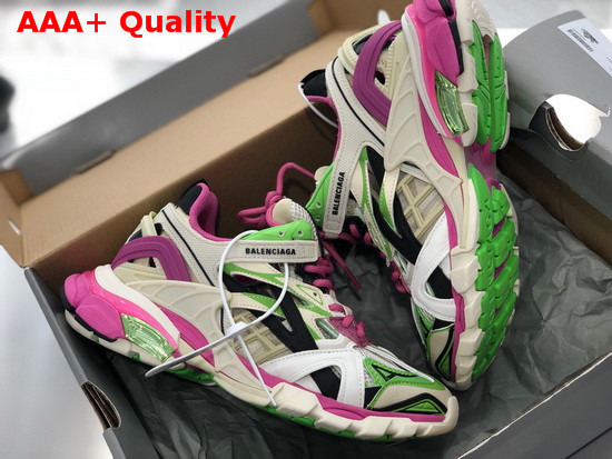 Balenciaga Track2 Sneaker in Multicolor Neoprene and Rubber Replica