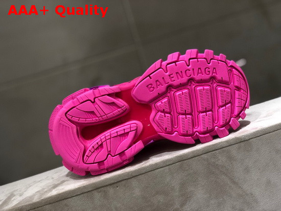 Balenciaga Track2 Sneaker in Rose Neoprene and Rubber Replica