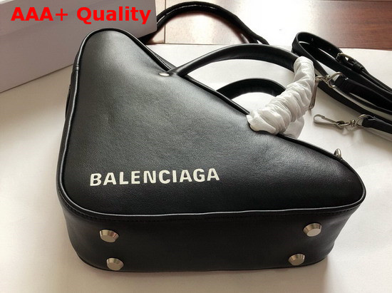 Balenciaga Triangle Duffle S Black Calfskin Replica