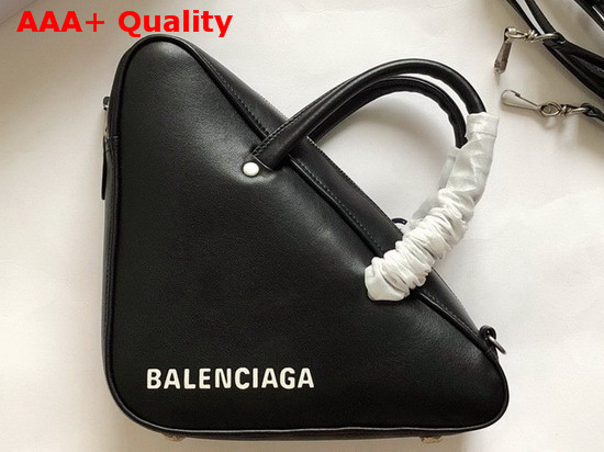 Balenciaga Triangle Duffle S Black Calfskin Replica