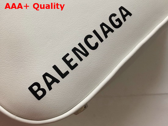 Balenciaga Triangle Duffle S White Calfskin Replica