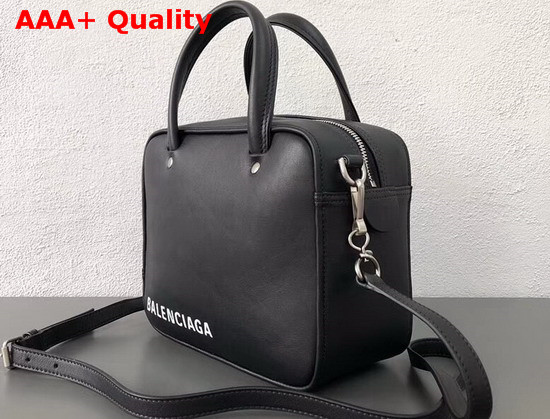 Balenciaga Triangle Square XS Black Calfskin Replica