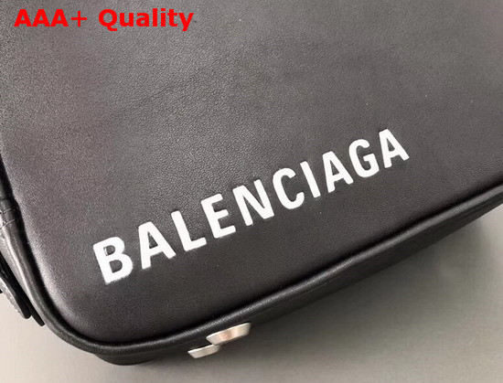 Balenciaga Triangle Square XS Black Calfskin Replica