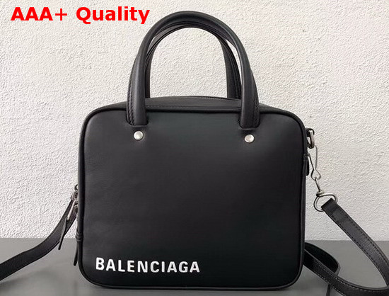 Balenciaga Triangle Square XS Black Calfskin Replica