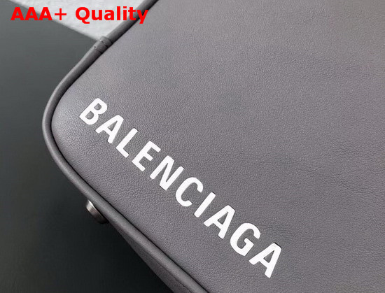 Balenciaga Triangle Square XS Gris Beton Calfskin Replica