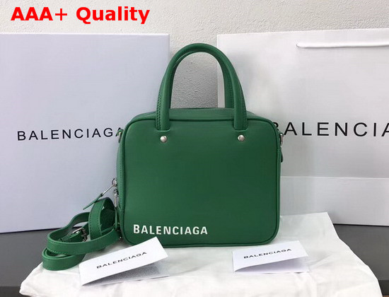 Balenciaga Triangle Square XS Vert Irlandais Calfskin Replica