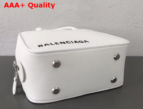 Balenciaga Triangle Square XS White Calfskin Replica