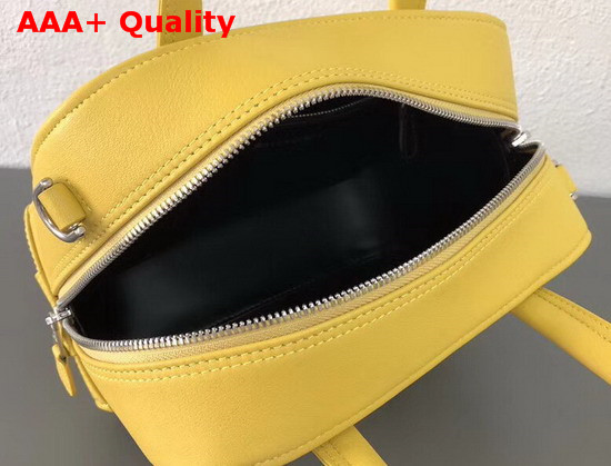 Balenciaga Triangle Square XS Yellow Calfskin Replica