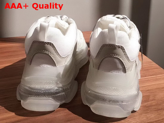 Balenciaga Triple S Clear Sole Trainers in White Replica