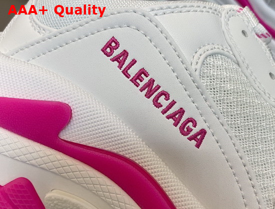 Balenciaga Triple S Sneaker Fluo Pink White Replica