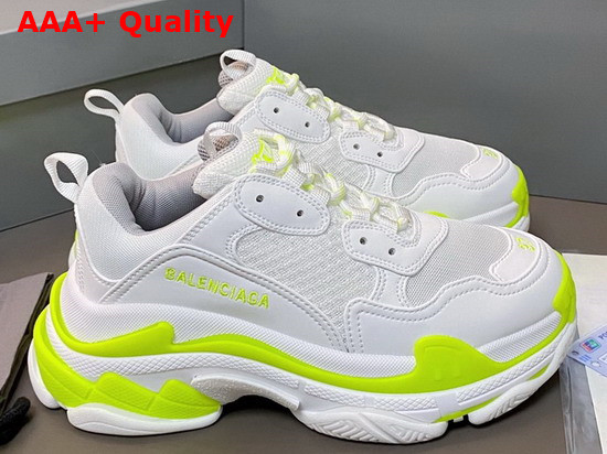 Balenciaga Triple S Sneaker Fluo Yellow White Replica