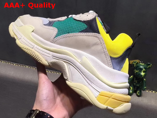 Balenciaga Triple S Trainer Multicolor Multimaterial Quilted Effect Replica