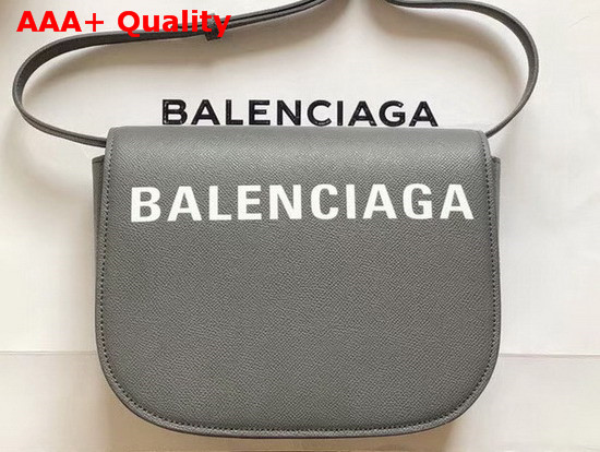 Balenciaga Ville Day Bag in Grey Grained Calfskin Replica