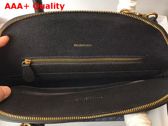 Balenciaga Ville Graffiti Top Handle S Black Multicolor Replica