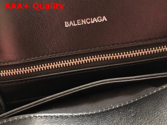 Balenciaga Ville Top Handle S Allover Printed Balenciaga Logo Black and Multicolor Replica