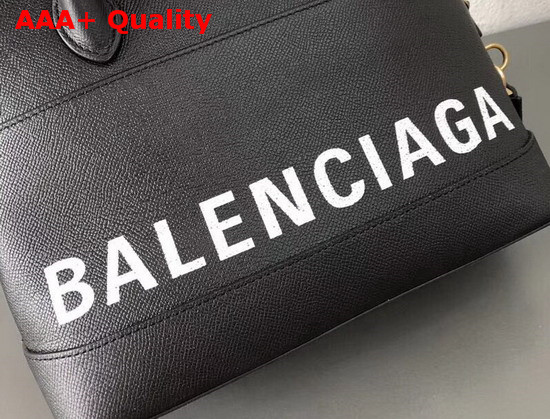 Balenciaga Ville Top Handle S Black Grained Calfskin Replica