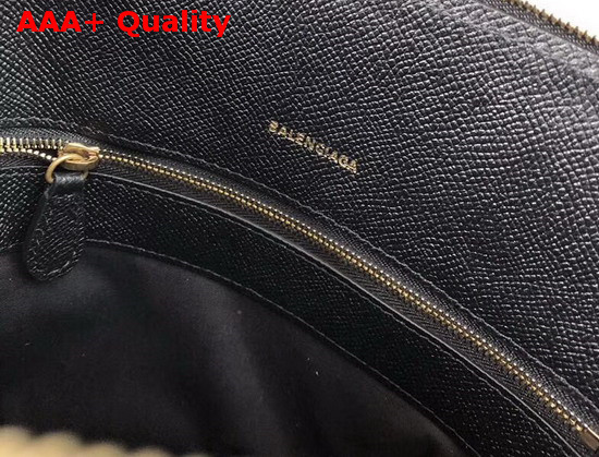 Balenciaga Ville Top Handle S Black Grained Calfskin Replica