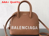 Balenciaga Ville Top Handle S Caramel Replica