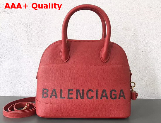 Balenciaga Ville Top Handle S Red Grained Calfskin Replica