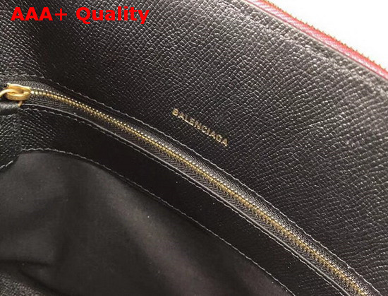 Balenciaga Ville Top Handle S Rose Bubble Grained Calfskin Replica