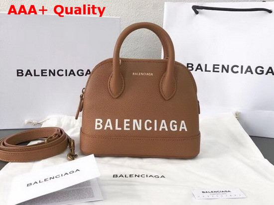 Balenciaga Ville Top Handle XXS Caramel Replica