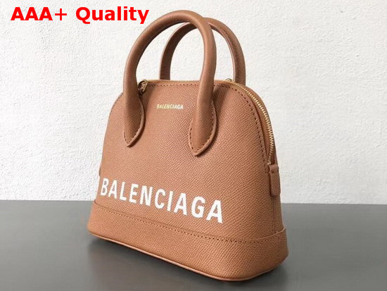 Balenciaga Ville Top Handle XXS Caramel Replica