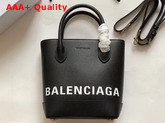 Balenciaga Ville Tote XXS Black and White Replica