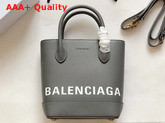 Balenciaga Ville Tote XXS Grey and White Replica