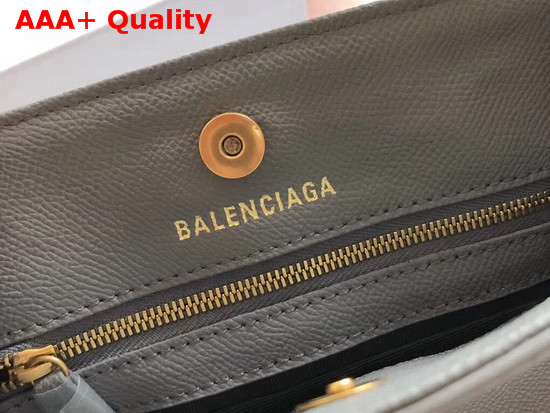 Balenciaga Ville Tote XXS Grey and White Replica