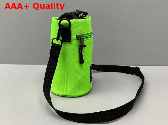 Balenciaga Weekend Bottle Holder in Bright Green Recycled Nylon Replica