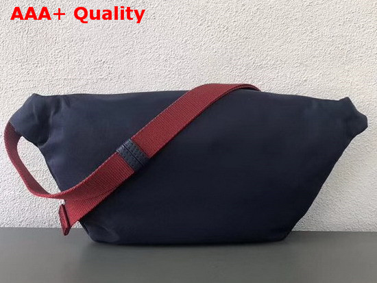 Balenciaga Wheel Belt Pack Navy and Red Nylon Replica