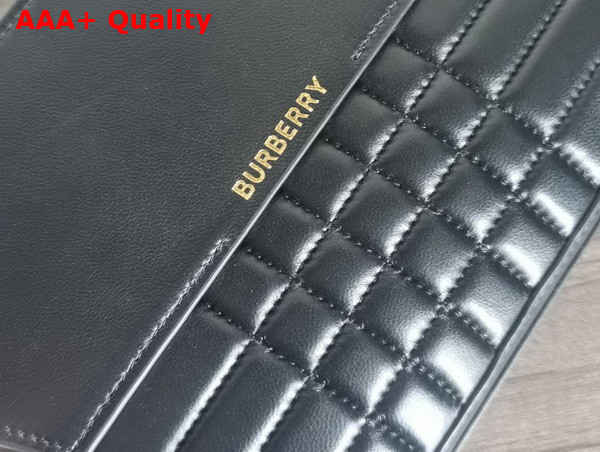 Burberry Catherine Shoulder Bag in Black Quilted Leather Replica