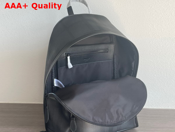 Burberry Charcoal Check and Leather Backpack Replica