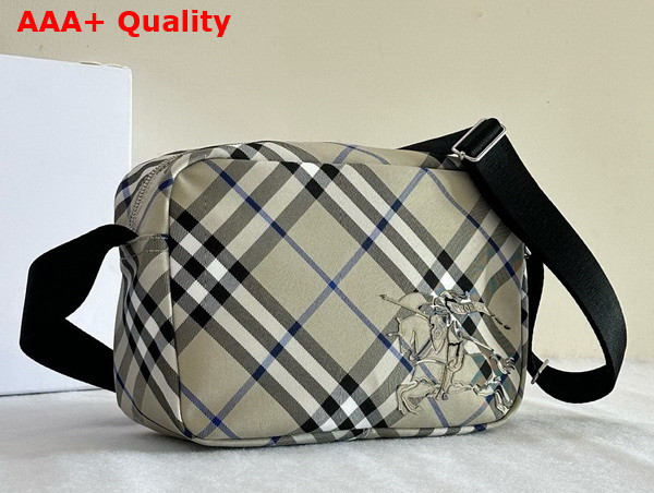 Burberry Check Crossbody Bag in Lichen Replica