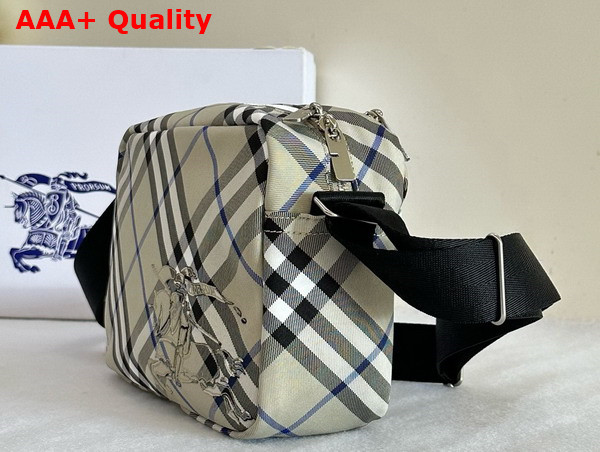 Burberry Check Crossbody Bag in Lichen Replica